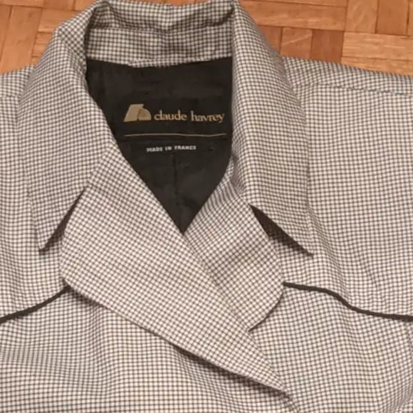 Vintage 80s French Trench Coat Claude Havrey - Picture 3 of 10